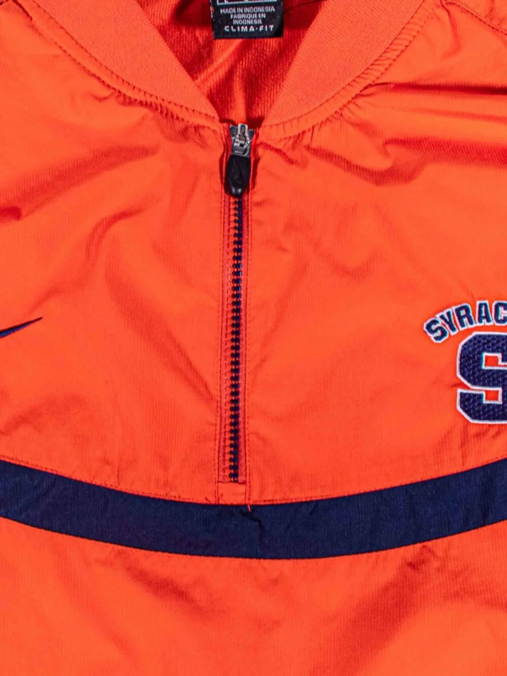Vintage Nike Clima-FIT Syracuse University 1/4 Zip Windbreaker Jacket Mens Large